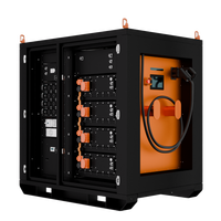Station d'alimentation portable AC 100 kWh Plug-and-Play, alimentation de secours, unité d'alimentation temporaire, charge rapide DC, charge de véhicules électriques, LiFePO4