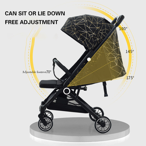 Poussette pliable légère et compacte Wellpal, idéale pour les voyages, pour bébés et tout-petits, capacité de charge de 20 kg - Product Image 3
