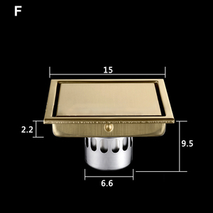 Utilisation de la salle de bain Douche <span class=keywords><strong>Drain</strong></span> de Plancher, Rectangle Verticaux Préfabriqués Descentes D'eau Pluviale - Product Image 5