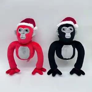 2023 Новый дизайн обезьяна игра Мягкая кукла милая Рождественская Горилла бирка плюшевая игрушка