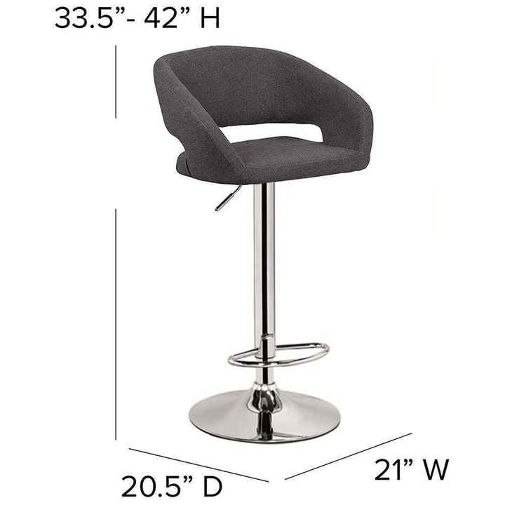 Attractive Metal Leg Multifunction Fabric Seat for Counter and