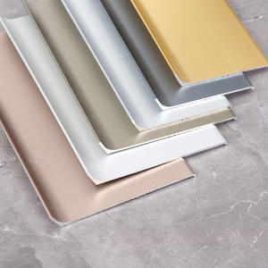 Moulure de plinthe en aluminium Épaisseur de la garniture 1.5mm Hauteur 80mm Bâton Adhésif Dos Ultra-mince et Minimaliste Plinthe - Product Image 6