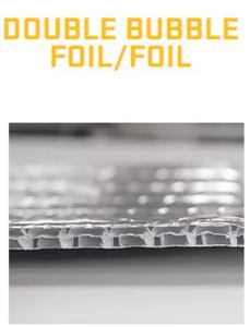 Hiện Đại Duy nhất bong bóng lá cách điện nhôm LDPE vuông sarking cách nhiệt mái nhà bong bóng lá cho xây dựng kho - Product Image 4