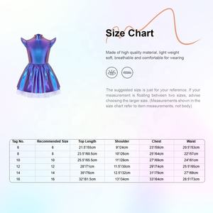 Disfraz de Alien para Niñas de 6 a 16 Años, Vestido de Tutú para Baile, Disfraz para Fiesta Temática, Actuación en Escenario, Baile Latino, Hip Hop - Product Image 6