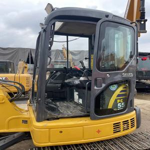 Mini pelle sur chenilles Komatsu PC55 de haute qualité 5.5 tonnes Japon Original utilisé à vendre 1.5 tonnes Poids en ordre de marche - Product Image 2
