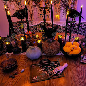 Tabla <span class=keywords><strong>Ouija</strong></span> 2025 con Polilla de Calavera y Luna de Madera Decoración Gótica o de Bruja Juego de Espíritus Práctica Oculta Regalo de Halloween - Product Image 5