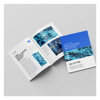 Haute Qualité A4 A5 A6 Mode Catalogue Brochures Plié Document Livre Impression Parfaite Reliure Papier Magazines