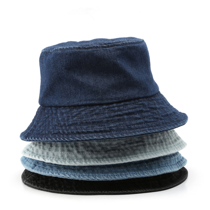 帽子 ICT BUCKET CAP DRY DENIM Distressed denim bucket hat - Carmen's Coffee