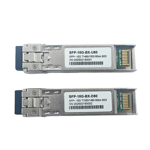 โมดูลตัวรับส่งสัญญาณออปติคัล10g จากประเทศจีน SFP-10G-BX80 80กม. LC 1490/1550nm โมดูลรับส่งสัญญาณใยแก้วนำแสง - Product Image 1
