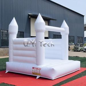 Trắng Nhảy Lâu Đài 3X3M Inflatable Kid Bouncy Lâu Đài Tất Cả Các Màu Trắng <span class=keywords><strong>Mini</strong></span> Nhà Bị Trả Lại Cho Đám Cưới - Product Image 2