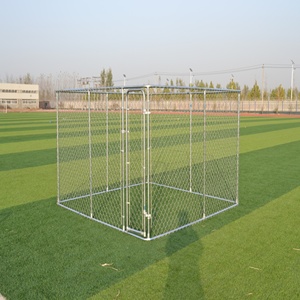Cage pour chien extérieure galvanisée Maisons et meubles de qualité supérieure pour compagnons canins actifs - Product Image 1
