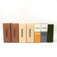 Caja de Regalo Magnética de Cartón Rígido para Cosméticos, Joyería y Perfumes, con Logotipo Personalizado, Hecha a Mano, con Acabado Mate y Esponja
