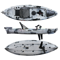 Kayak de pêche avec moteur électrique, kayak modulaire, caiaque en plastique rotomoulé, bateau skiff, bateau à moteur Tuffy