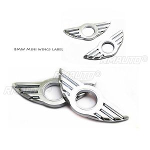 1 unidad de pegatinas de emblema de ala para el pino de bloqueo de puerta, accesorios para coche, para Mini Cooper Countryman R56 R50 R53 F56 F55 R60 R57 - Product Image 6
