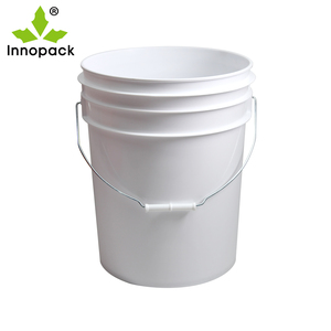 Seau de soin automobile transparent de 4,5 gallons avec couvercle gamma, avec couvercles bleus de 5 gallons et fûts filtrants, seaux et barils - Product Image 2