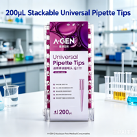Micropipettes graduées en plastique 200 µL, embouts de micropipettes, embouts de pipettes, laboratoire