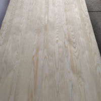 Plaque de placage en bois véritable 100% frêne blanc Alpi, coupe couronne délicate, 2500 mm, qualité boutique, feuille non assortie