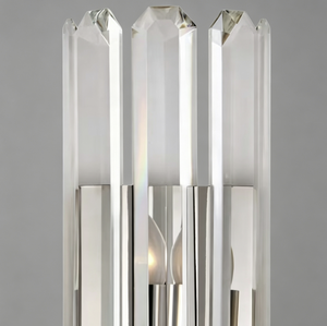 Applique murale moderne minimaliste en laiton massif et cristal pour salon et chambre à coucher, 110V, norme américaine - Product Image 3
