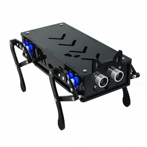 Quatro-Legged Cão Mecânico Bionic Robô Inteligente Programação Kit Eletrônico Controle Remoto Weld-free DIY Kit - Product Image 1