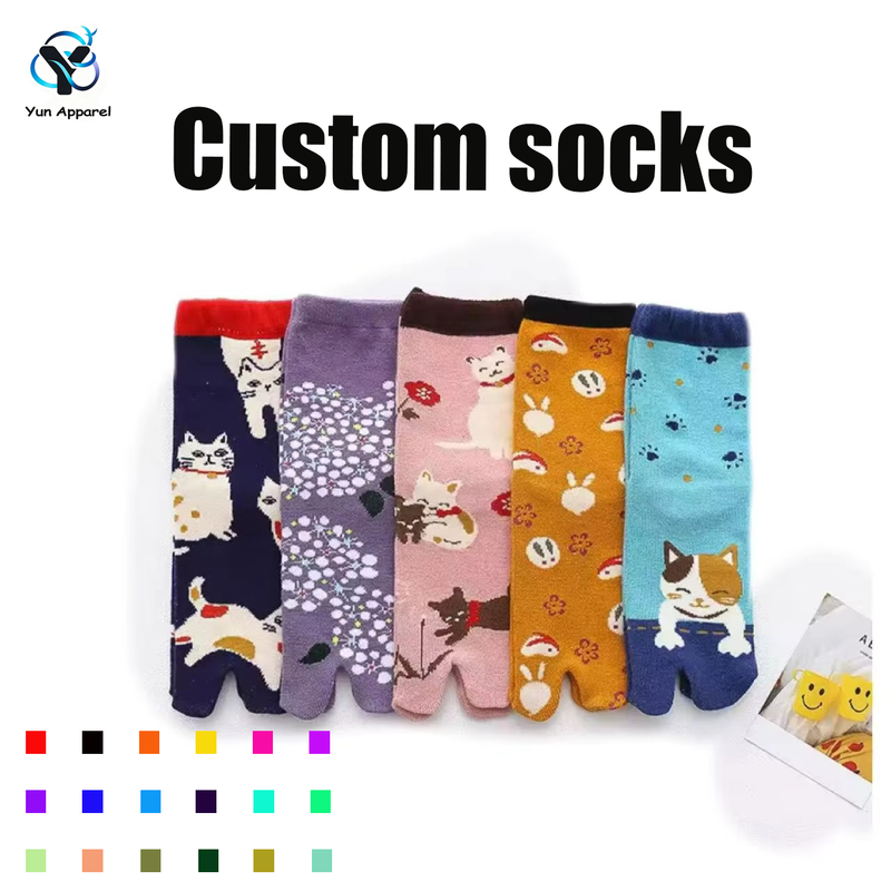 Custom Fluffy Knitted Slouch Socks for