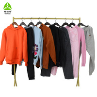Vêtements de sport de marque d'occasion, sweats à capuche à col montant en coton, ballots de vêtements usagés pour l'hiver - Min. Commander 45 kg de New York