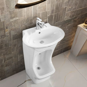 Moderne à double usage Petit extérieur Colonne sur pied Lavabos <span class=keywords><strong>de</strong></span> <span class=keywords><strong>salle</strong></span> <span class=keywords><strong>de</strong></span> <span class=keywords><strong>bain</strong></span> Lavabos Moyen-Orient Musulman Wudu Meubles - Product Image 5