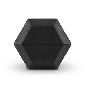 Cao su tráng 60kg trọng lượng <span class=keywords><strong>kg</strong></span> lbs trọng lượng nhà phòng tập thể dục sử dụng màu đen 15kg lục giác hình lục giác cao su quả tạ - Product Image 5