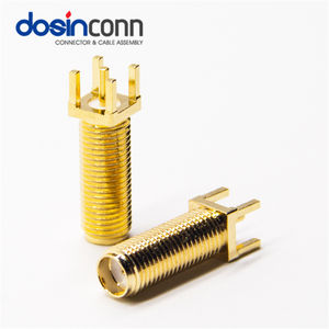 PCB düz tip RF koaksiyel 50Ohm konnektör 6GHz için uzun uzunluk SMA Jack kadın soketli konnektör - Product Image 6