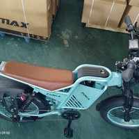 Vélo électrique 2025 Nouvelle énergie Moteur sans balais Longue autonomie Batterie au lithium rétro Harley Assistance électrique Pneus larges VTT Tout-terrain Frein à disque