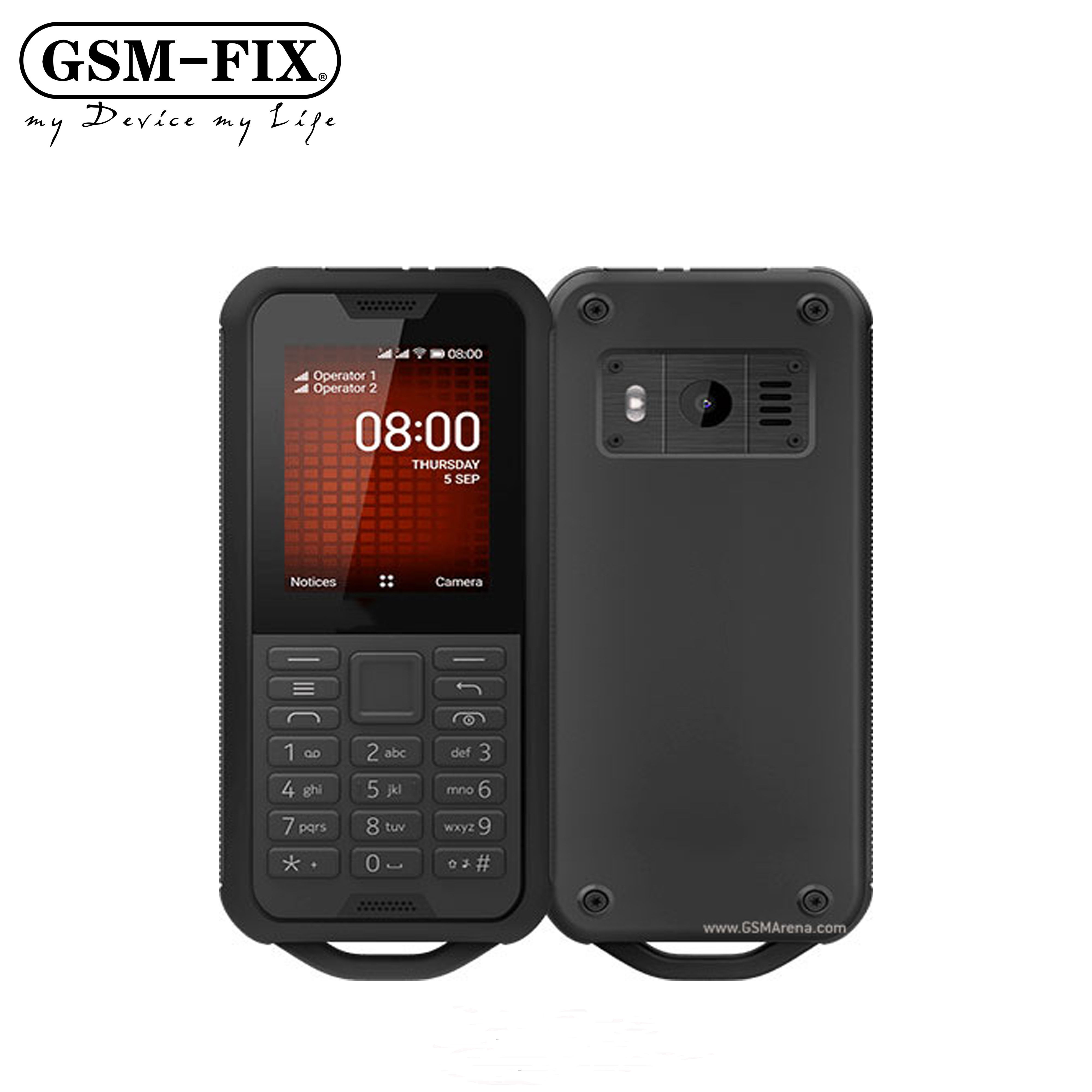 GSM-FIX Nokia 800 Tough 4G Mobile Phone - Waterproof, Dual SIM