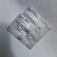 Cassette vierge personnalisée pour enregistrement audio, mixtape rétro, coque transparente pour cassette d'enregistrement
