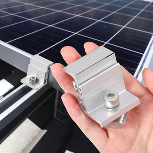 UISOLAR - Abrazadera de extremo para sistema de montaje solar, disponible en 30 mm y 35 mm, para techos de chapa, OEM disponible, abrazadera de extremo central de aluminio - Product Image 4