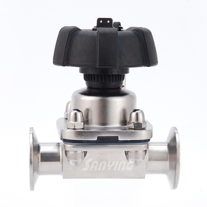 Vô trùng cho van màng bằng tay bằng thép không gỉ vệ sinh 304/SS316L cho loại đập - Product Image 6