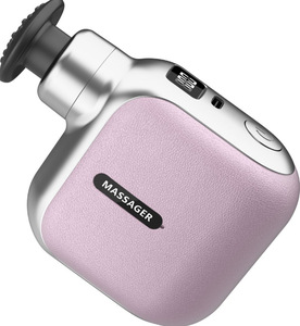 Pistola de Masaje Mini Portátil de 6 Velocidades y 4 Cabezales de Masaje <span class=keywords><strong>con</strong></span> Logotipo Personalizado, Ligera, para <span class=keywords><strong>Mujeres</strong></span>, Deportes, Relajación Muscular - Product Image 1