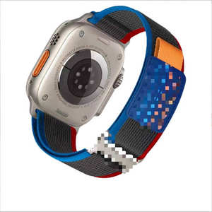 TrendyBay Bracelet en nylon ultra intelligent Bracelet à boucle élastique pour Apple Watch Compatible avec les montres 8 7 6 5 3 SE 49mm 38mm - Product Image 3