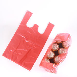 Sac de courses en plastique HDPE écologique à soufflets latéraux avec gaufrage, pour articles de boisson et oreillers, OEM disponible - Product Image 5