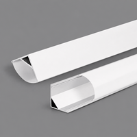 Perfil de Canal LED de Aluminio Ligero y Resistente al Agua, Personalizado de Fábrica, para Decoración de Hoteles, Oficinas, Villas y Hogares