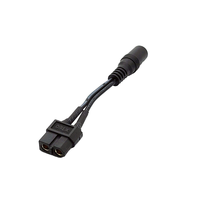 Câble d'alimentation Zeanda 18AWG XT60 DC5521 Connecteur femelle à balle 5.5X2.1mm 5.5X2.5mm Isolation PVC IP67 12V-350V
