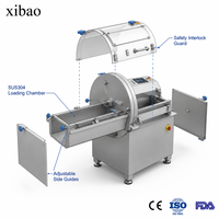 Machine industrielle automatique de découpe de viande, coupe-viande commercial en acier inoxydable, équipement de transformation de la viande pour usine