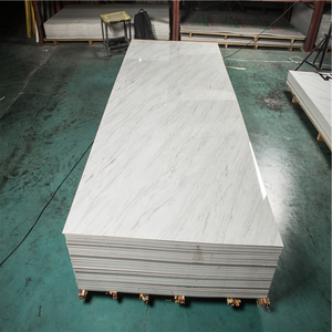 Foglio di marmo <span class=keywords><strong>PVC</strong></span> <span class=keywords><strong>rivestimento</strong></span> UV 1220 * pannello 2440 impermeabile <span class=keywords><strong>bagno</strong></span> doccia decorazione pannello facile da installare - Product Image 2