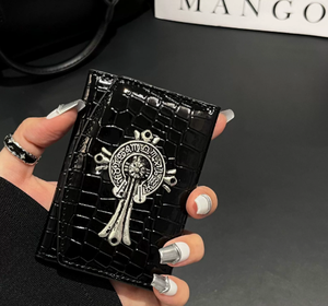 <span class=keywords><strong>Portafoglio</strong></span> King Mcgreen Star Fashion CH Retro 3D Cross, <span class=keywords><strong>piccolo</strong></span> <span class=keywords><strong>portafoglio</strong></span> da <span class=keywords><strong>donna</strong></span> e da uomo, portamonete corto in <span class=keywords><strong>pelle</strong></span> PU - Product Image 6