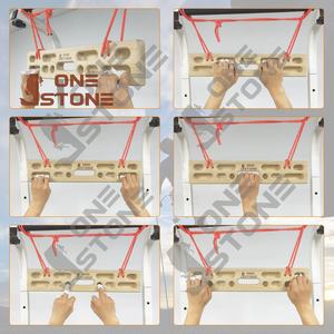 Tabla De entrenamiento De escalada en roca, Tabla De Escalada De madera De Roca, diapasón De pared, Hangboard de escalada para <span class=keywords><strong>gafas</strong></span> Belay - Product Image 5