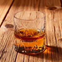 Usine Sculpté À La Main Étoile Motif Tasses En Verre Sculpté Astral Verre K9 Verres En Cristal Whisky Verre Lumière De Luxe Astérisme Tasse Liqueur