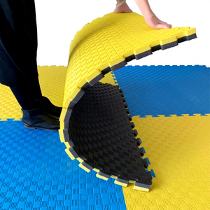 EiffelHome Wholesale Customizable 100*100 Taekwondo Gym Floor Mat Splicing <b>EVA</b> Foam Sponge Good Elasticity Super Martial Arts - Product Image 1