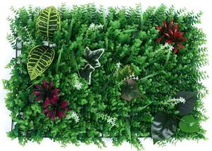 Panel Decorativo de Eucalipto <span class=keywords><strong>Artificial</strong></span> de Milán, Fondo de Plástico Moldeado por Inyección, Ecológico, para Decoración de Jardín Exterior en Pascua - Product Image 3