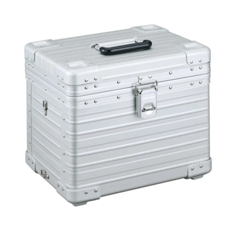 Flightcase indah kotak alat Aluminium Aluminium Multi guna casing keras alat Attache dengan busa