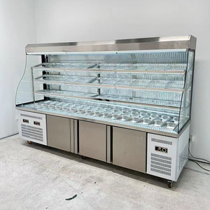 Haute qualité Hotpot Restaurant équipement <span class=keywords><strong>de</strong></span> réfrigération Malatang réfrigérateur Commercial affichage refroidisseur vitrine congélateur - Product Image 6