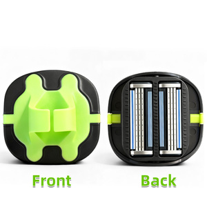 <span class=keywords><strong>Afeitadora</strong></span> manual para cabeza calva, rasuradora portátil sin batería para hombres y mujeres, recortadora de barba y vello corporal. - Product Image 3