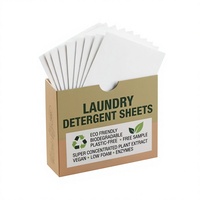 Feuilles de lessive écologiques biodégradables concentrées solides naturelles pour un nettoyage en profondeur, marque privée OEM