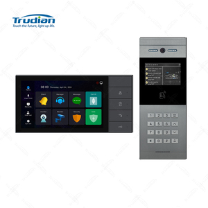 Maison intelligente intérieure 7 pouces télécommande déverrouiller plusieurs écrans tactiles moniteur vidéo sonnette <span class=keywords><strong>interphone</strong></span> pour immeuble à appartements - Product Image 2
